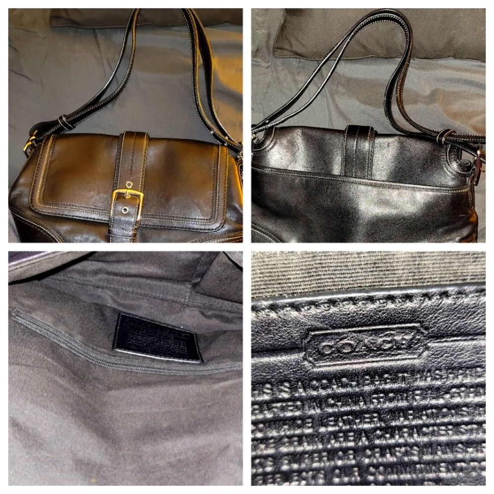 Coach purse (vintage) color black